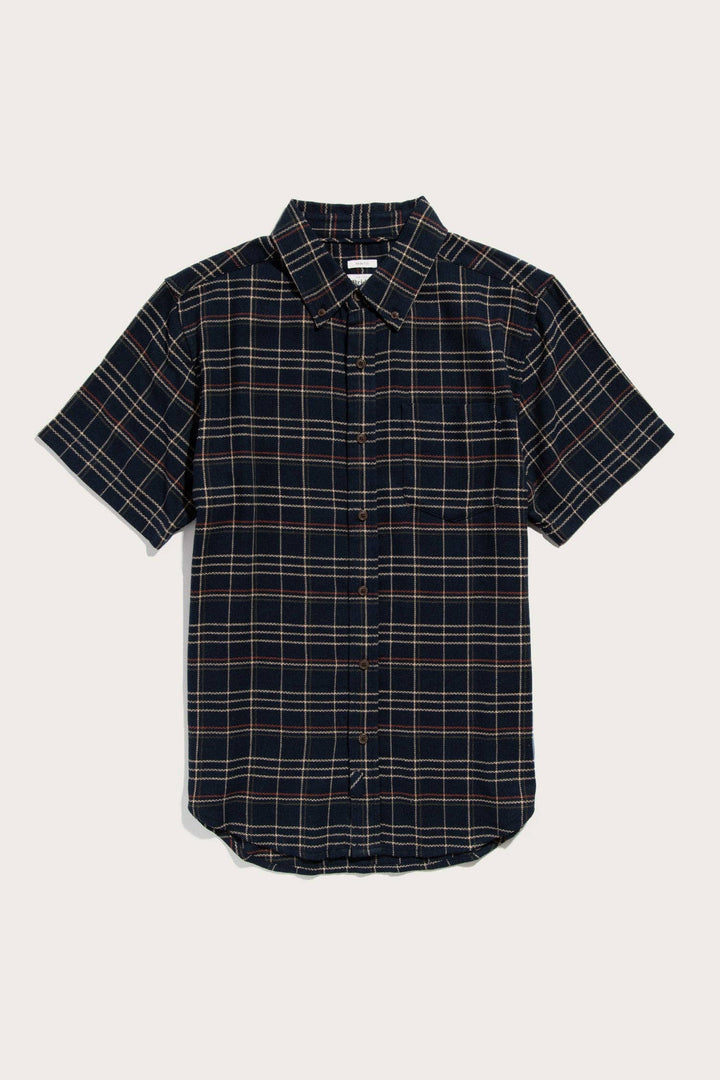 Jordan Slim Shirt | Dusk Herringbone Plaid