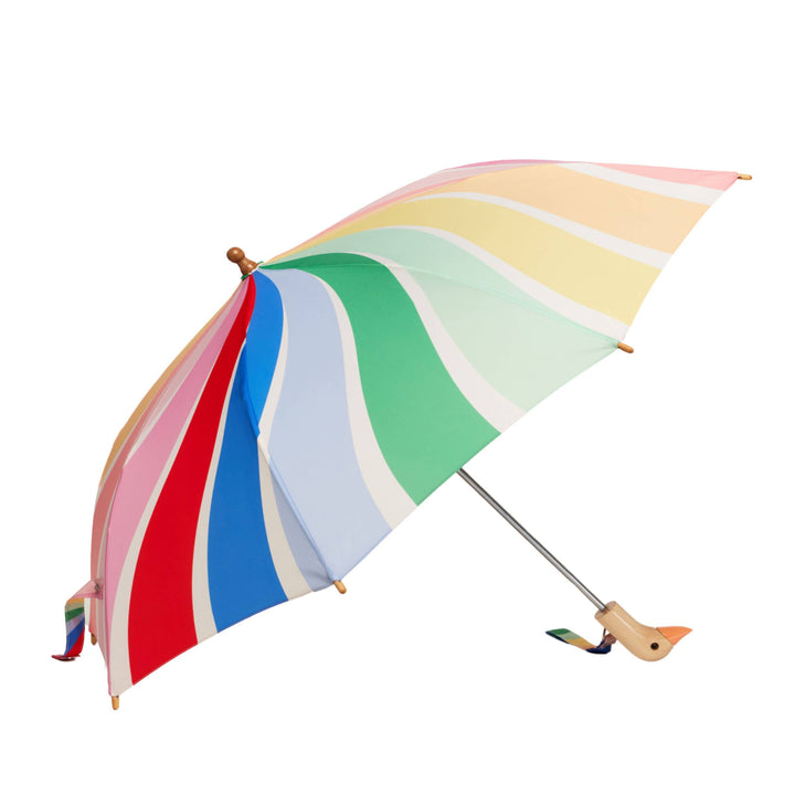 Duckling Umbrella - ODH x Meri Meri | Rainbow Stripes
