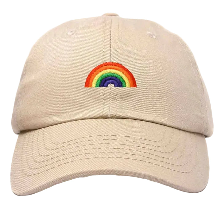 Rainbow Hat | Khaki