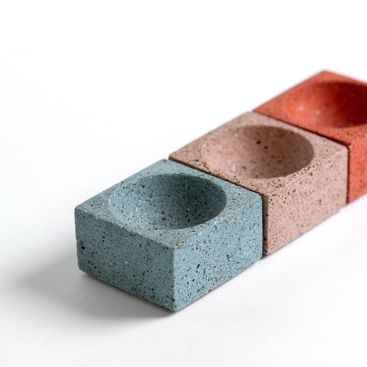 Square Incense Holder | Coral Terrazzo