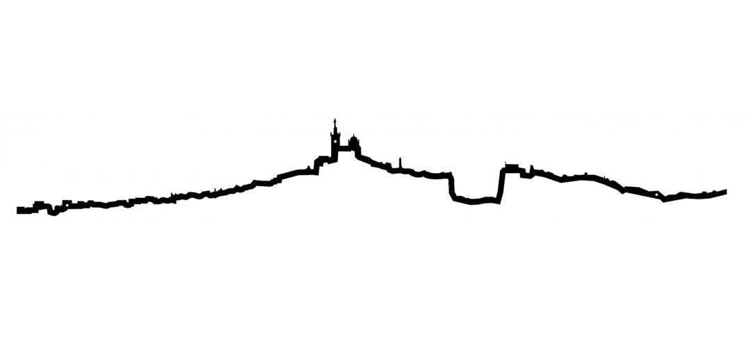The Line - 19.5" City Skyline Silhouette
