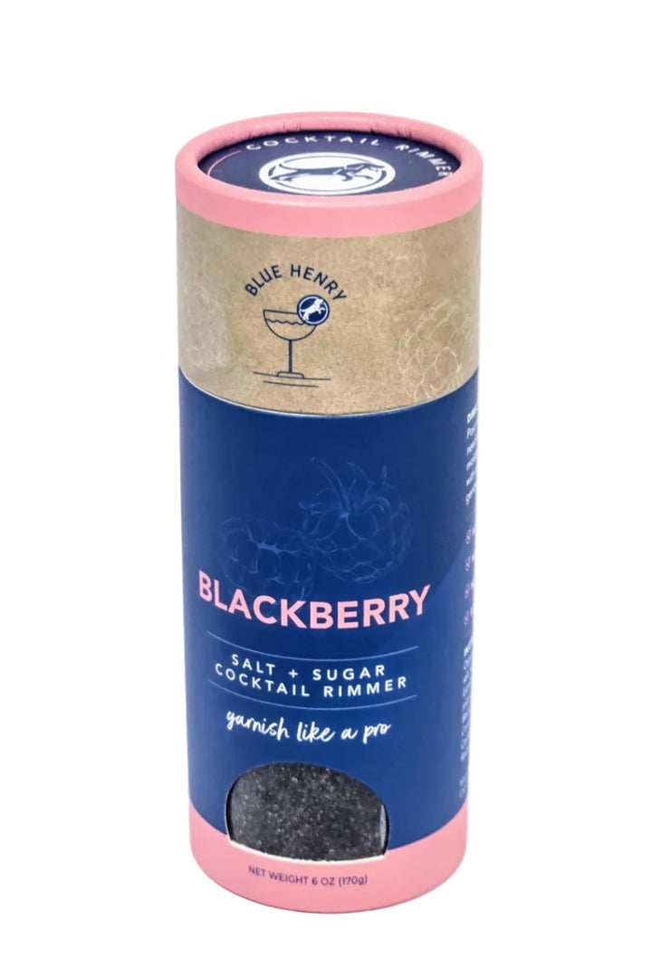 Blackberry Rimming Sugar + Salt
