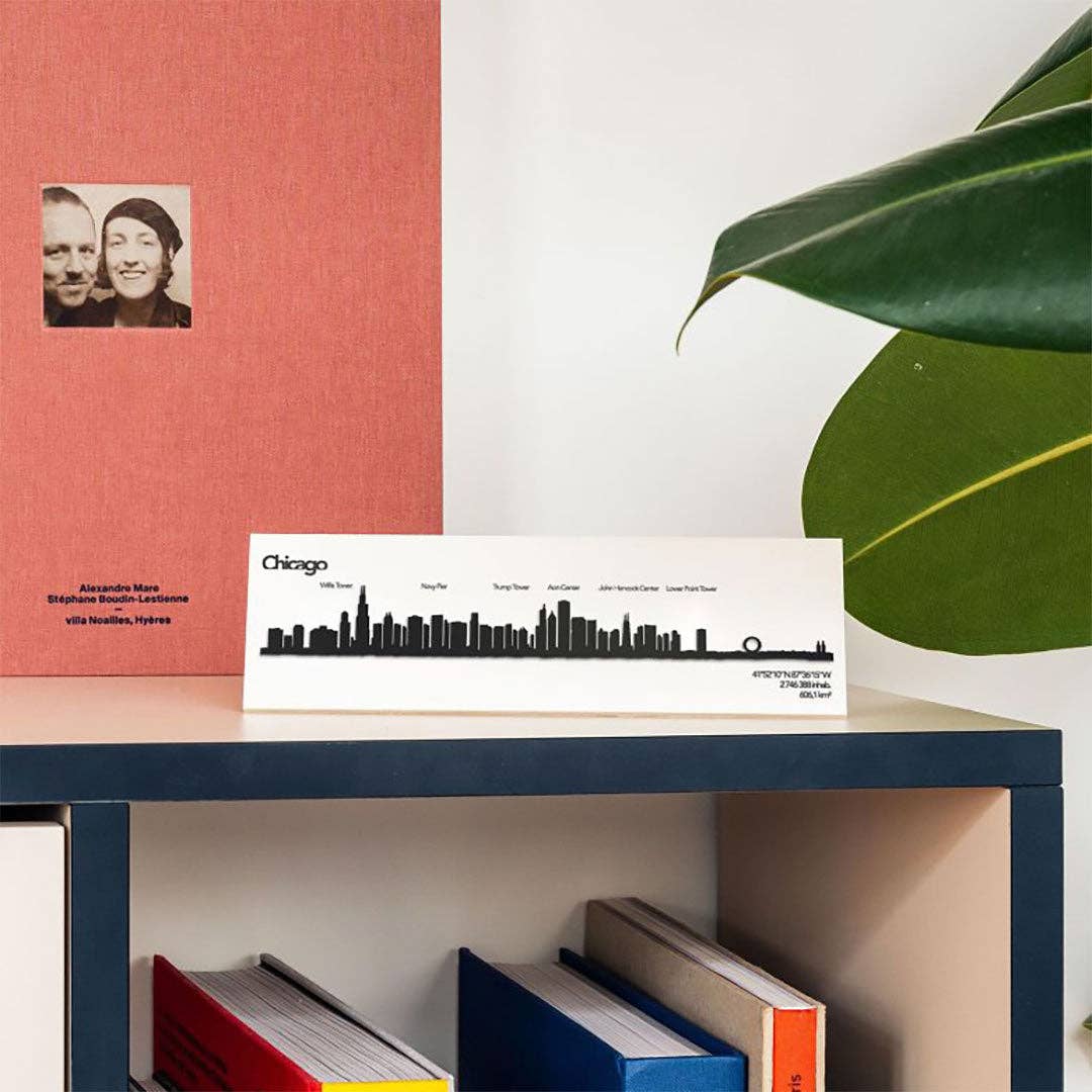 The Line - 7.5" City Skyline Silhouette Mini