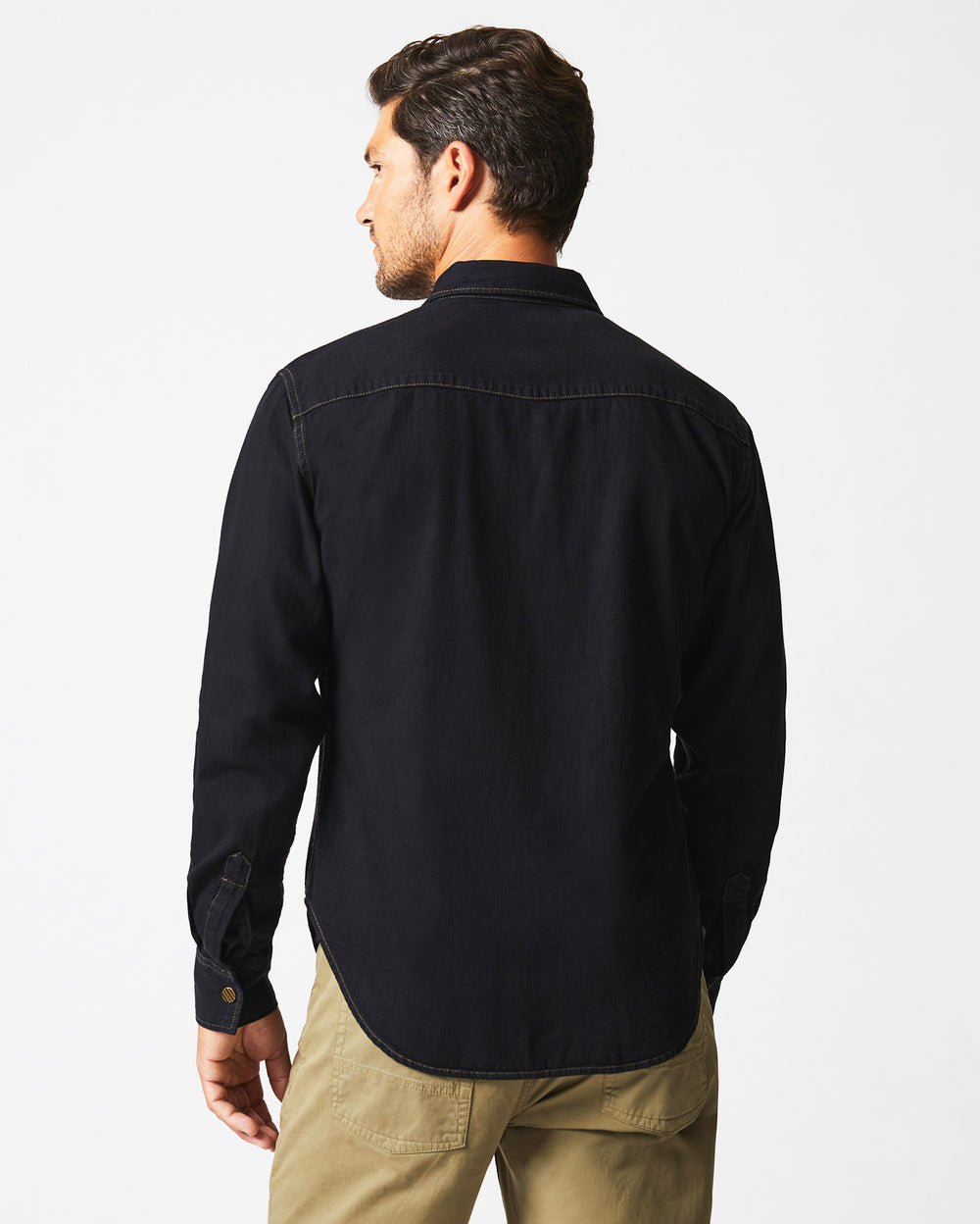 Shoals Denim Button-Up Shirt | Black