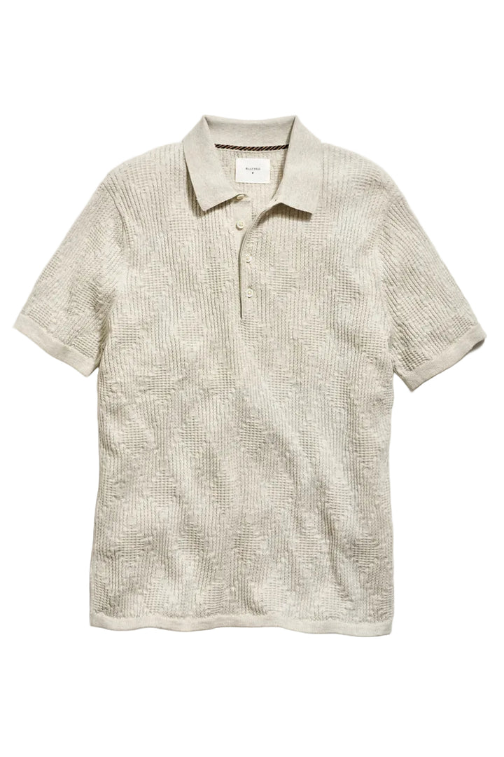 Diamond Sweater Polo | Light Grey Heather
