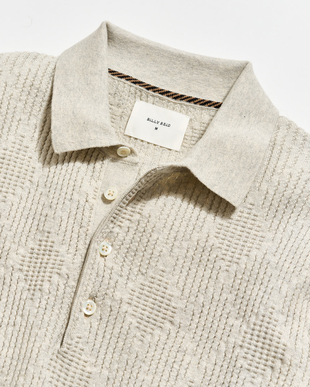 Diamond Sweater Polo | Light Grey Heather