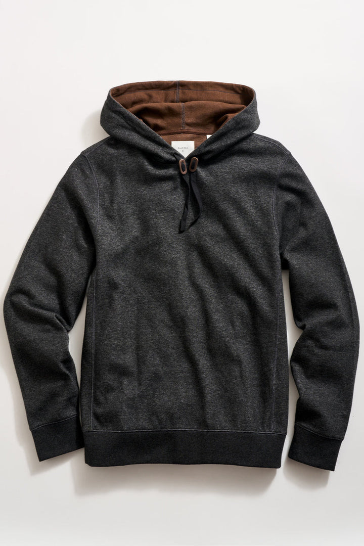 Rib Hoodie Pullover | Black