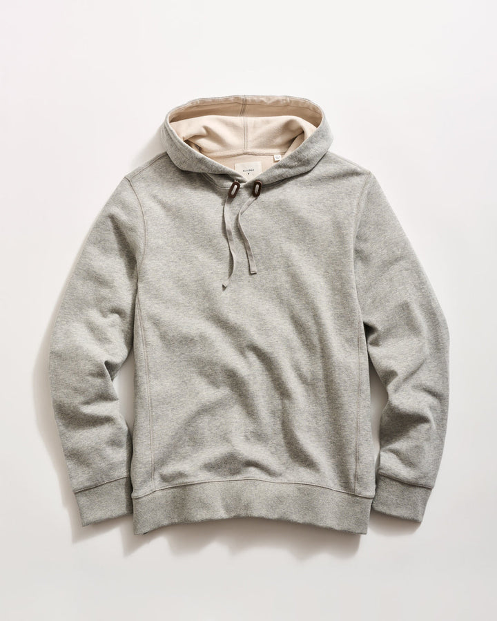Rib Hoodie Pullover | Light Grey