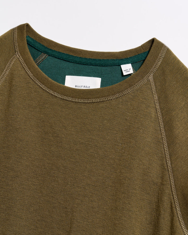 Raglan Crew | Dark Olive