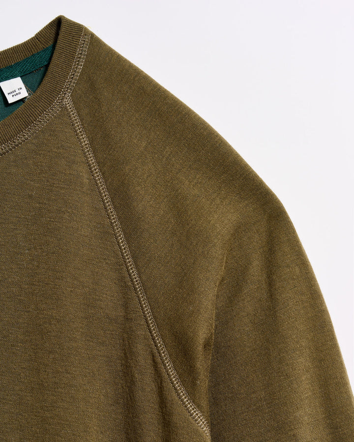 Raglan Crew | Dark Olive