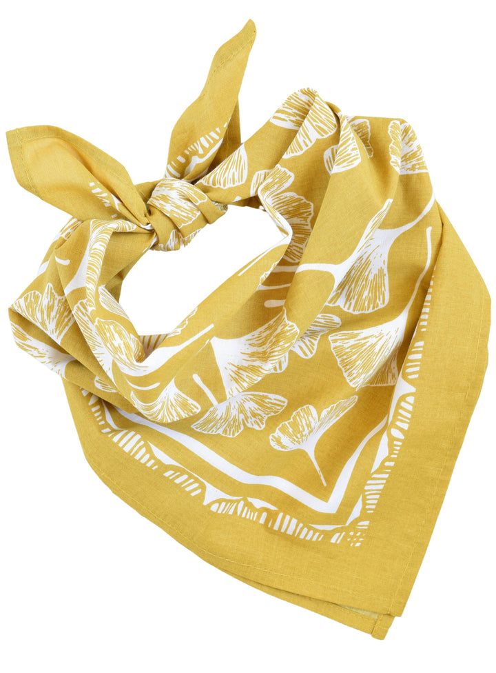 Ginkgo Leaf Bandana | Yellow