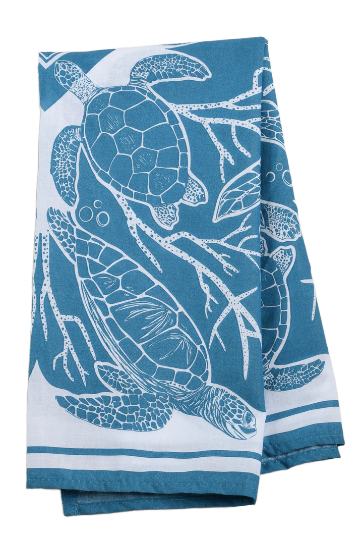 Sea Turtle Bandana | Blue