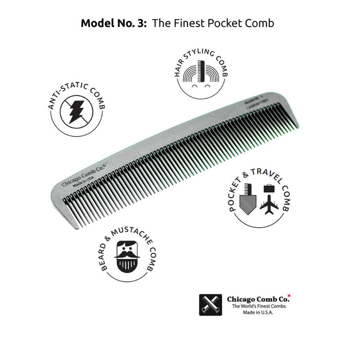 Model No. 3 Carbon Fiber Comb