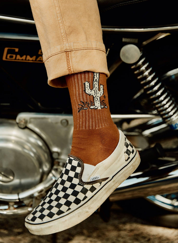 Cactus Taco Western Socks