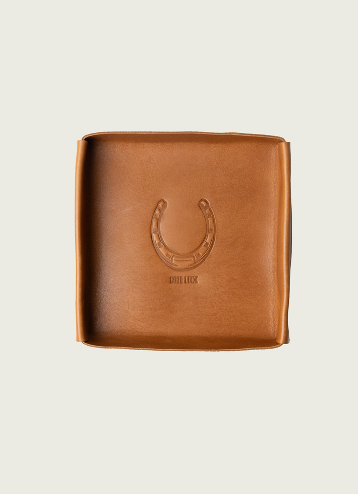 Good Luck Leather Valet Tray