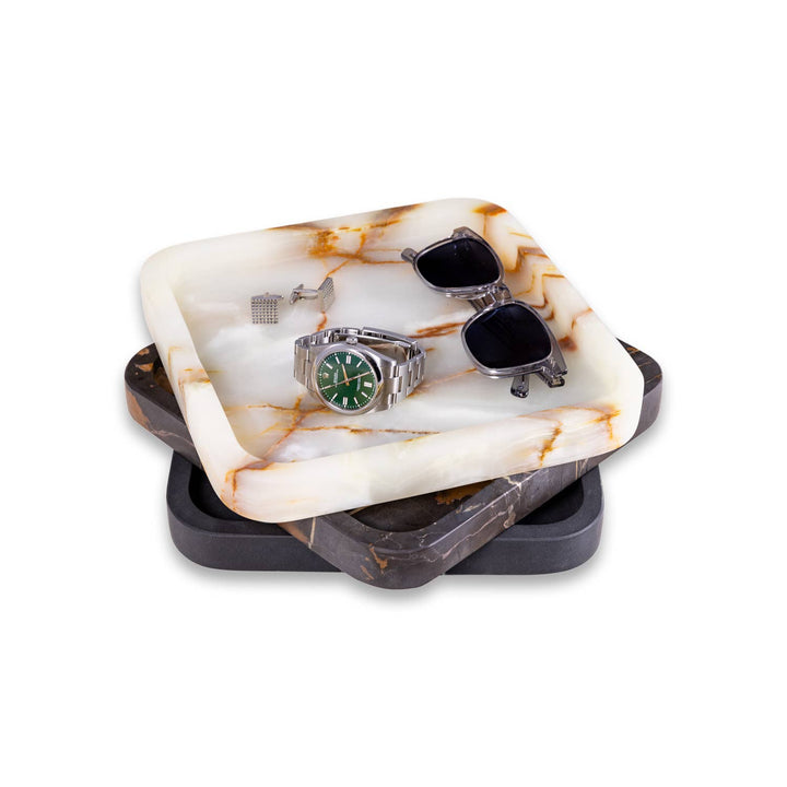 Robbie Marble Tray & Catch-All