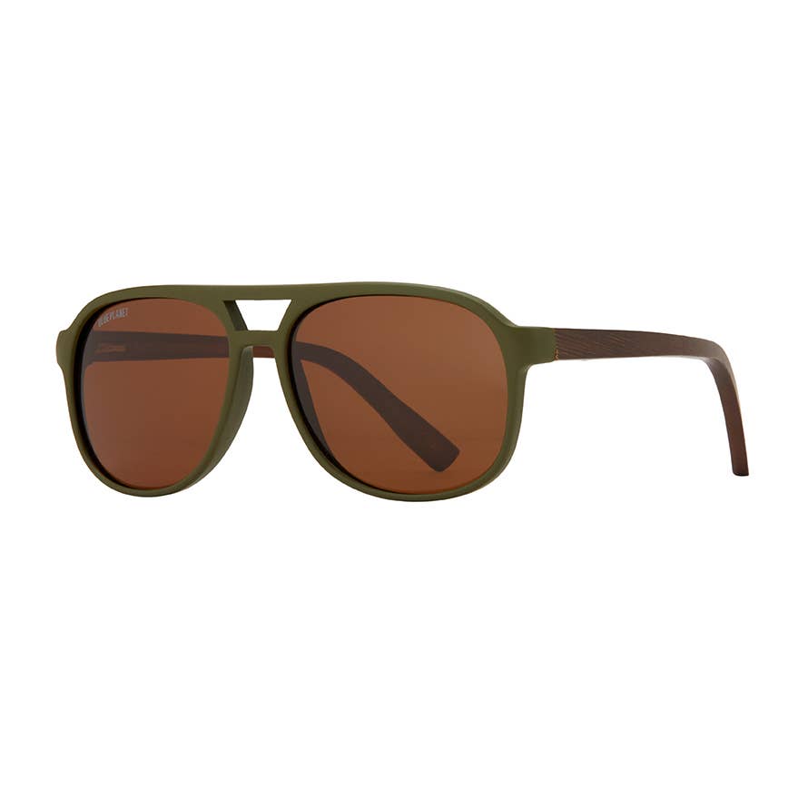 Weston | Olive Green & Brown