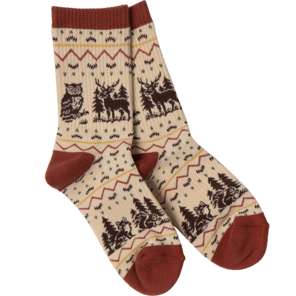 Forest Friends Sock | Cottonwood