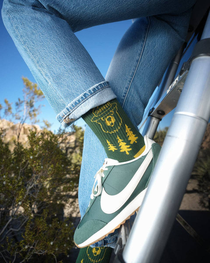 Smokey Emblem Sock | Pine