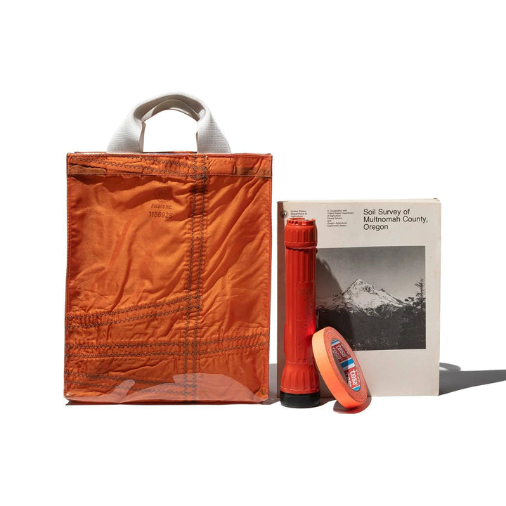 Covered Parachute Document Bag | Orange