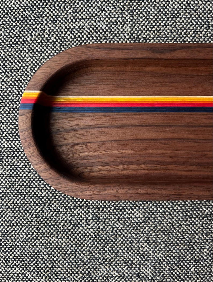 Walnut Wood Pill Catchall