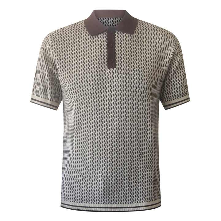 Flatknit Polo | Brown