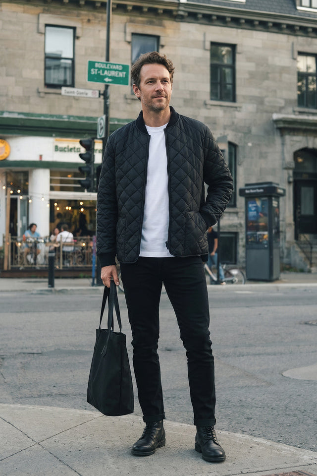 Chinook Lightweight Quilted Jacket | Black