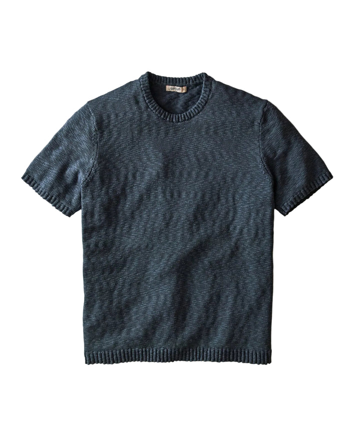 Slub Sweater Tee | Vintage Indigo