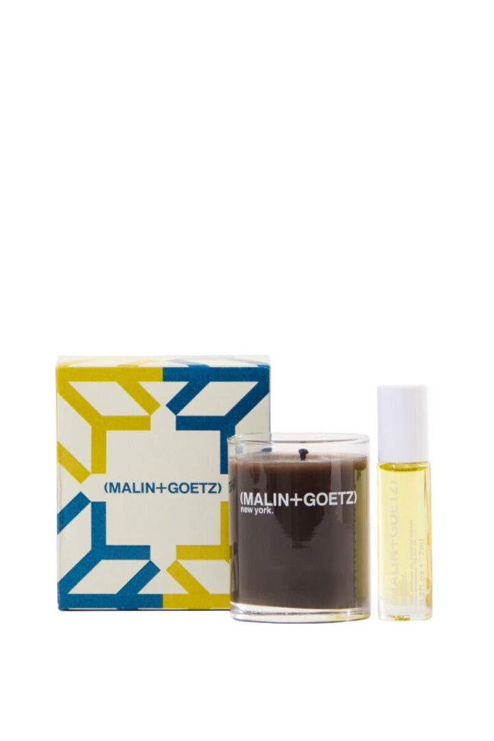 Notes of Nostalgia: Leather Perfume Oil + Votive