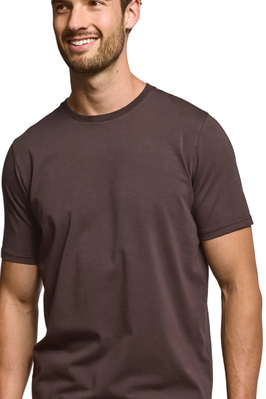 Crew Neck T-Shirt | Espresso