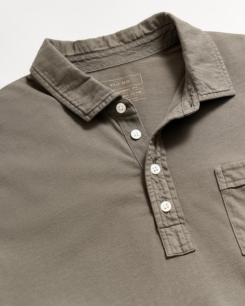 Pensacola Polo | Washed Grey