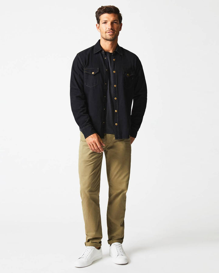 Shoals Denim Button-Up Shirt | Black