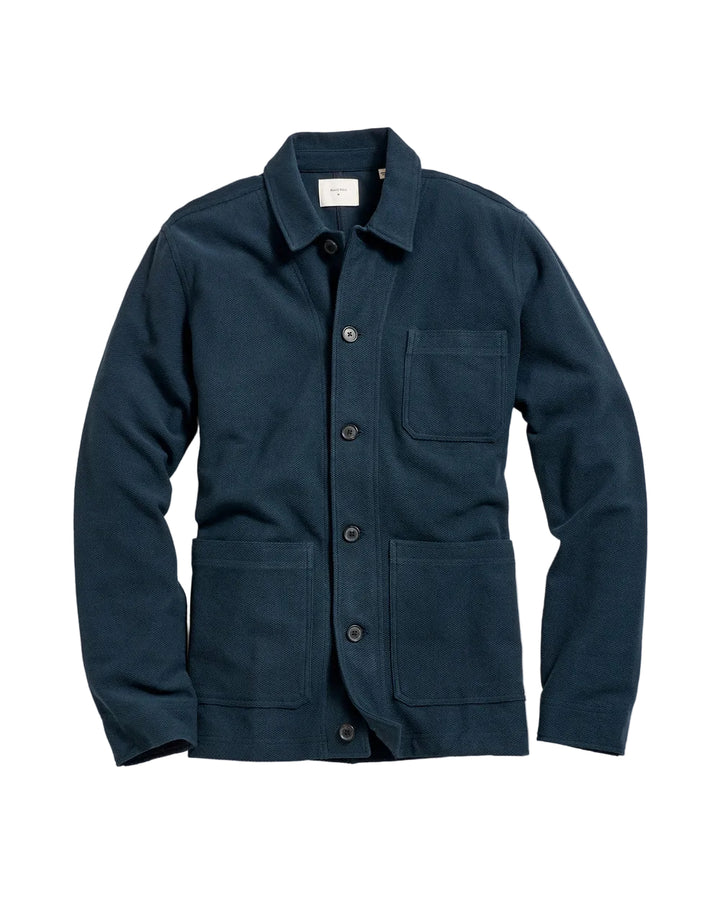 Pique Chore Jacket | Carbon Blue
