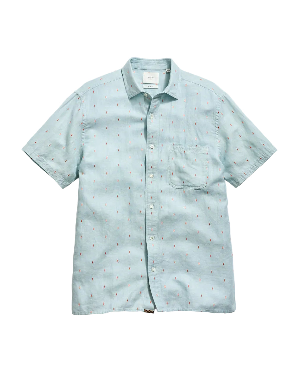 Short Sleeve Herringbone Treme Shirt | Sky Blue