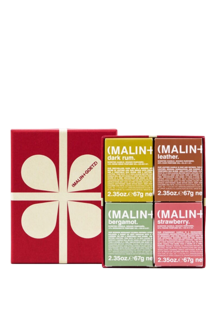 Scent the Mood Votive Set: Dark Rum, Leather, Bergamot, Strawberry