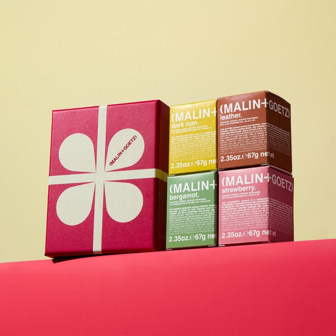 Scent the Mood Votive Set: Dark Rum, Leather, Bergamot, Strawberry