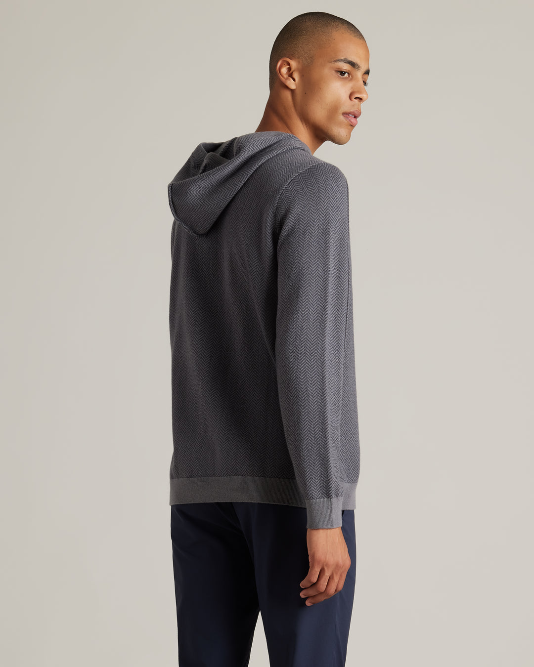 Emerson Knit Hoodie | Light Gray Heather