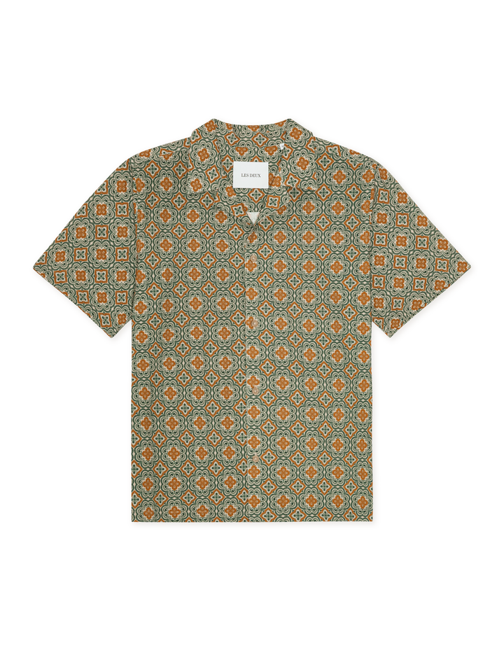 Lukas Arabseque AOP SS Shirt | Sea Moss Green