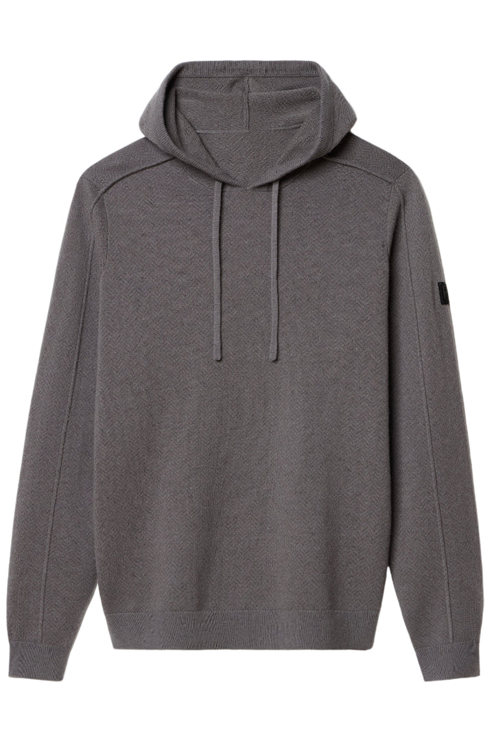 Emerson Knit Hoodie | Light Gray Heather
