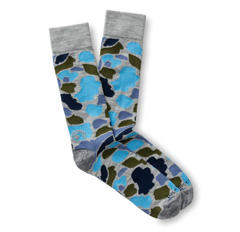 Everyday Chino Sock Camo | Heather Grey