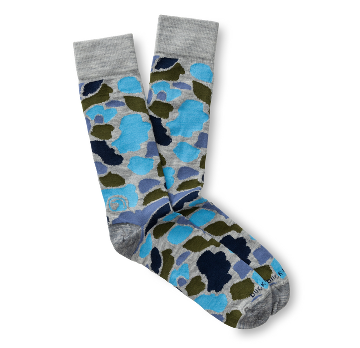 Everyday Chino Sock Camo | Heather Grey
