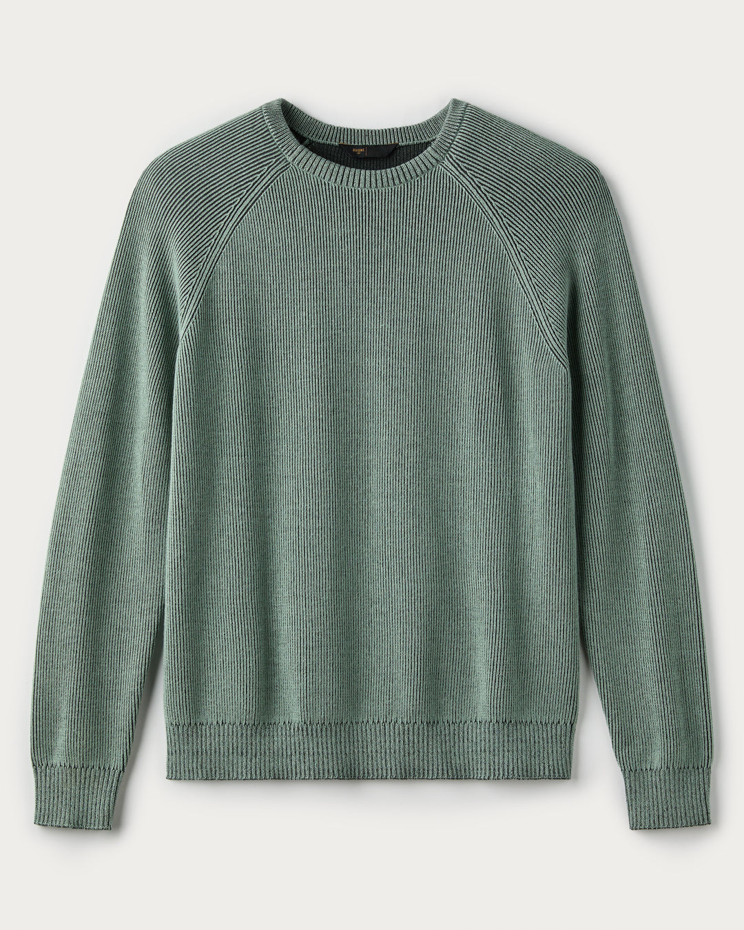 Rib Crewneck Sweater | Pine Gray
