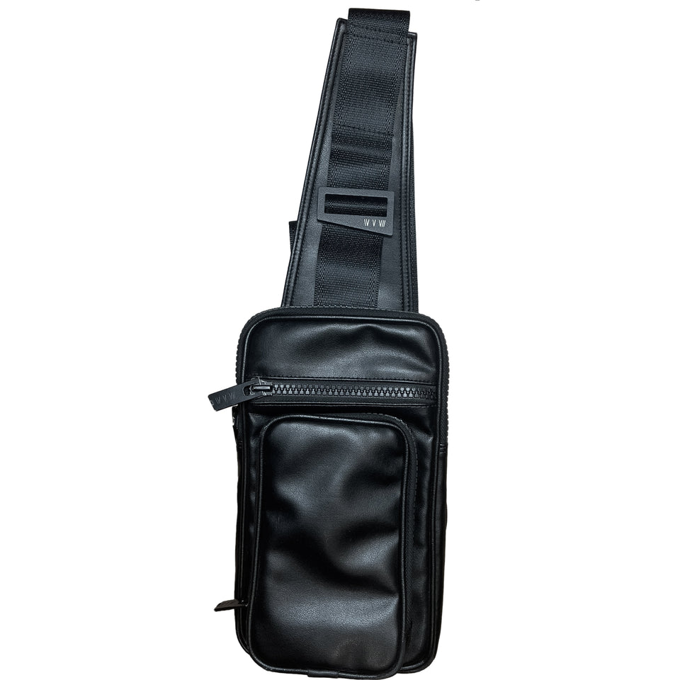 Watson Sling Upcycled Leather | Black