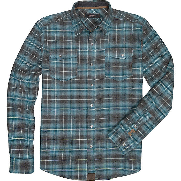 Riley Long Sleeve Button Up - Lake