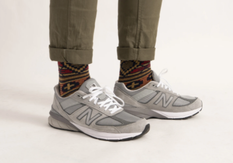 Southwest Diamond Crew Socks - Red